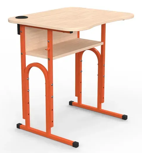 Стіл учнівський 05 №4-7/700х500 без полиці МФ Вересень